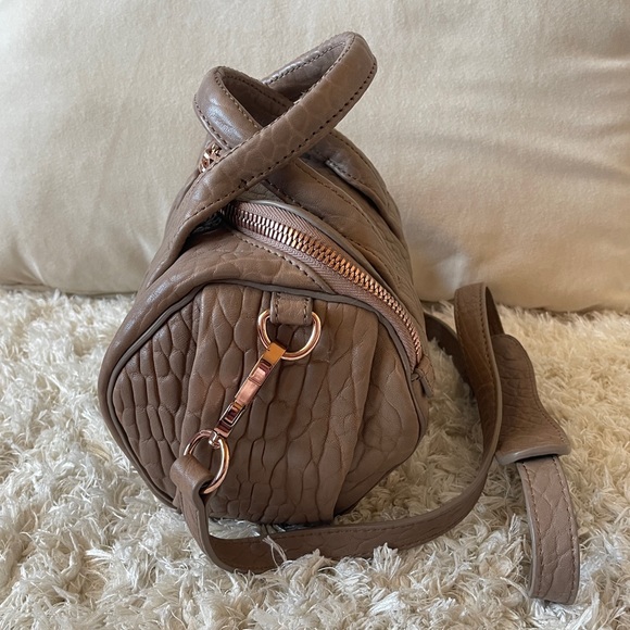 Alexander Wang Pebbled Lambskin Mini Rockie Latte Rose Gold Hardware beige color - Picture 9 of 10